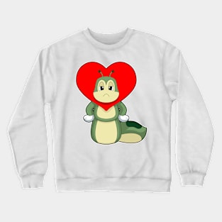Caterpillar Heart Crewneck Sweatshirt